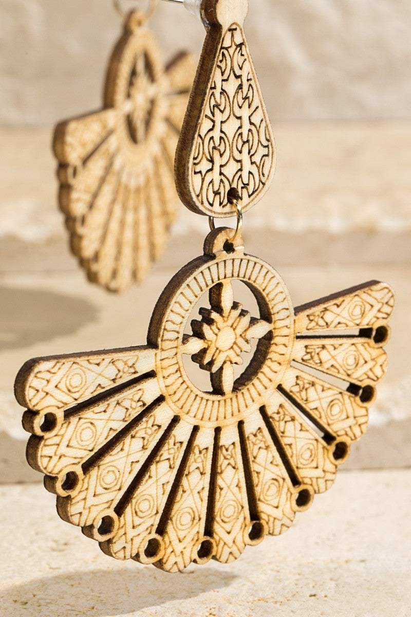 Mangala Fan Shape Earring - Shamarr Barquet