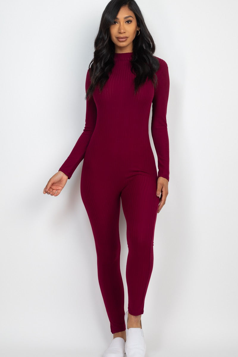 The Mock Neck Jumpsuit - Shamarr Barquet