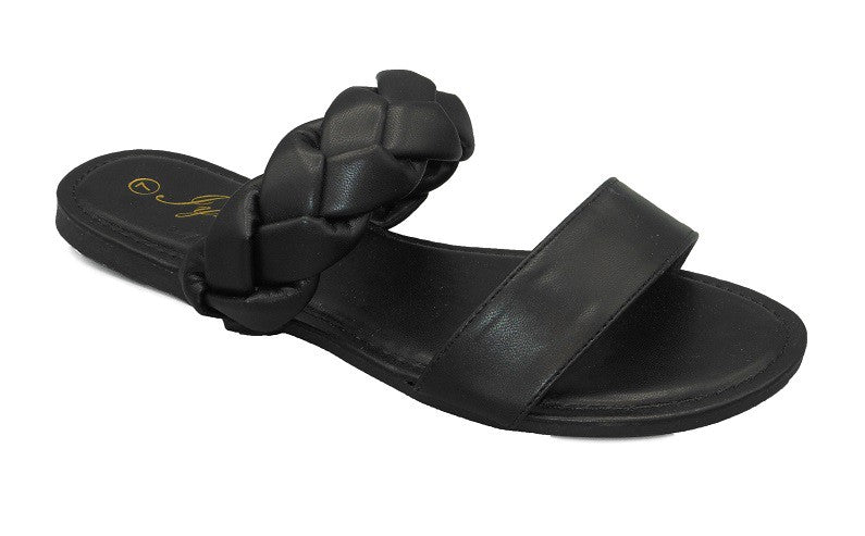 Braided Slide Sandal - Shamarr Barquet