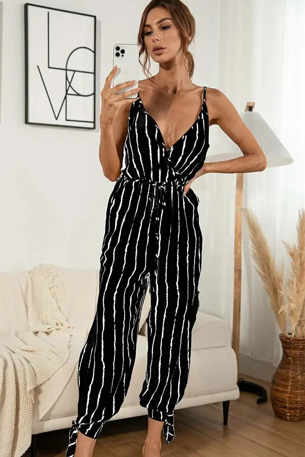 Striped Jumpsuit