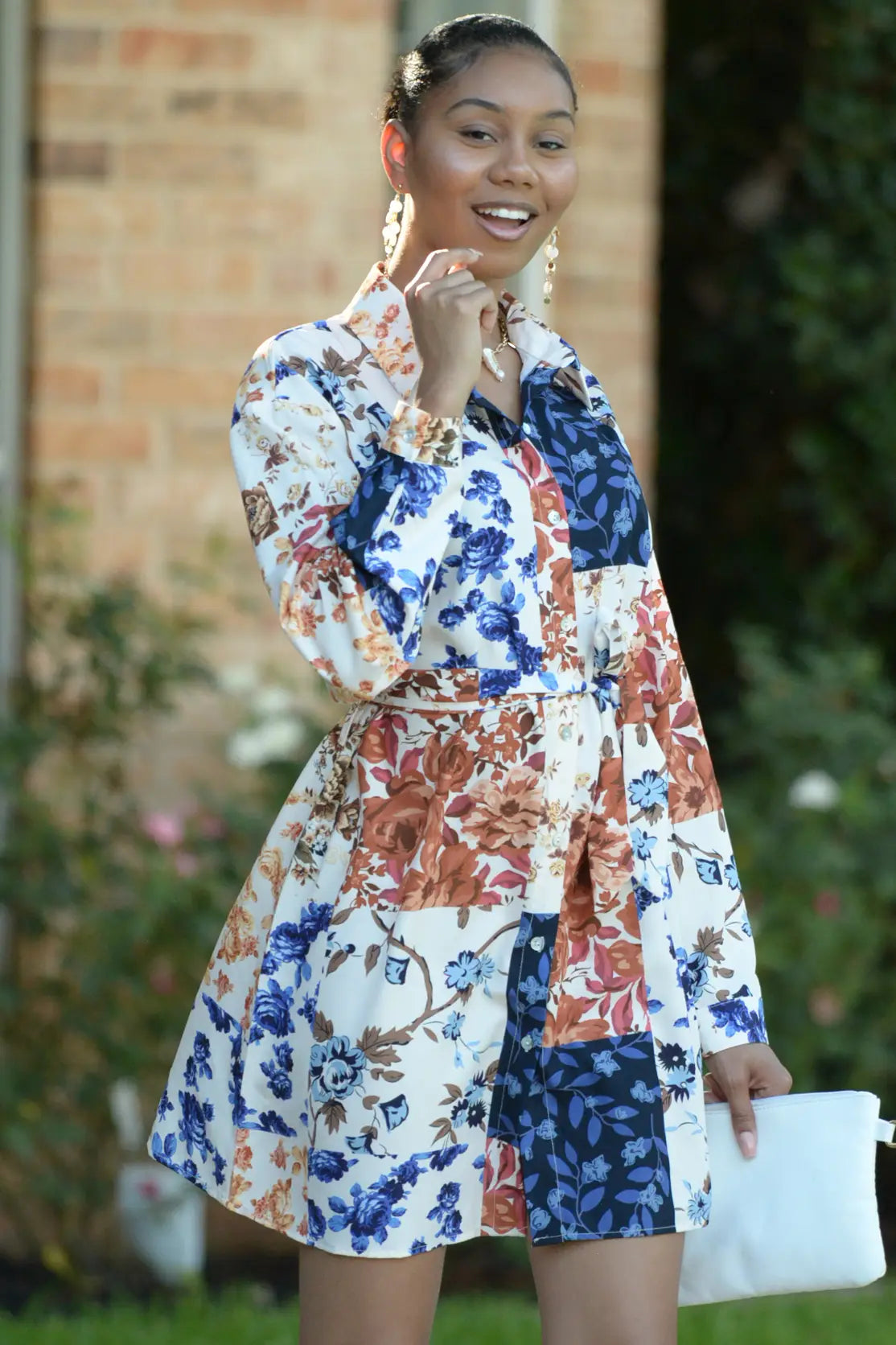 Sassy Floral Mini Dress