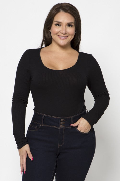 RIBBED BODYSUIT - Shamarr Barquet 