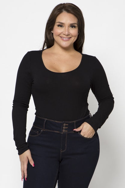 RIBBED BODYSUIT - Shamarr Barquet 