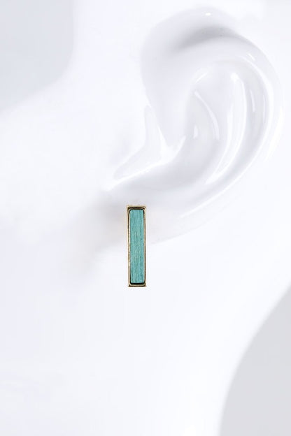 Geometric Stud Earrings - Shamarr Barquet 