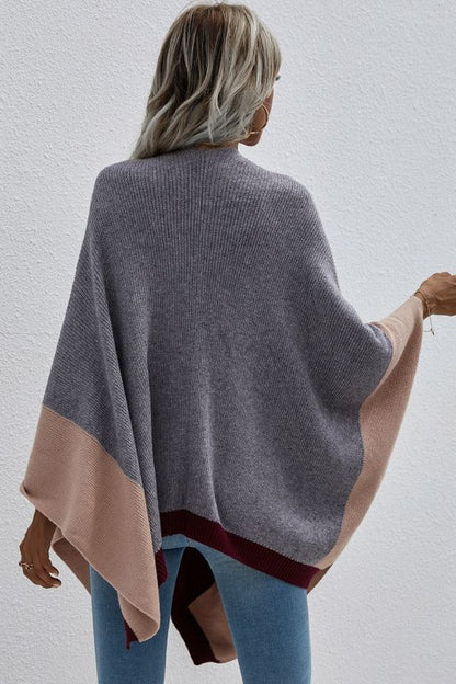 THE Color Block Cardigan - Grey - Shamarr Barquet 