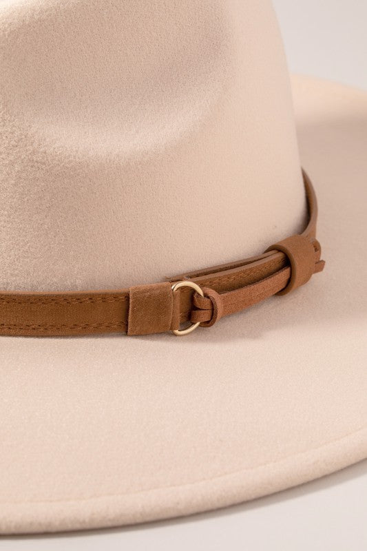 Big Brim Hat - Cream - Shamarr Barquet 