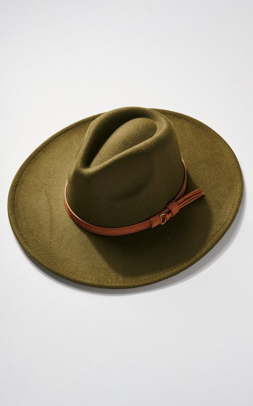 Big Brim Hat - Olive - Shamarr Barquet 