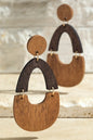 Wood Drop Earrings - Shamarr Barquet 