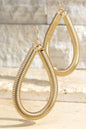 Coil Teardrop Earrings