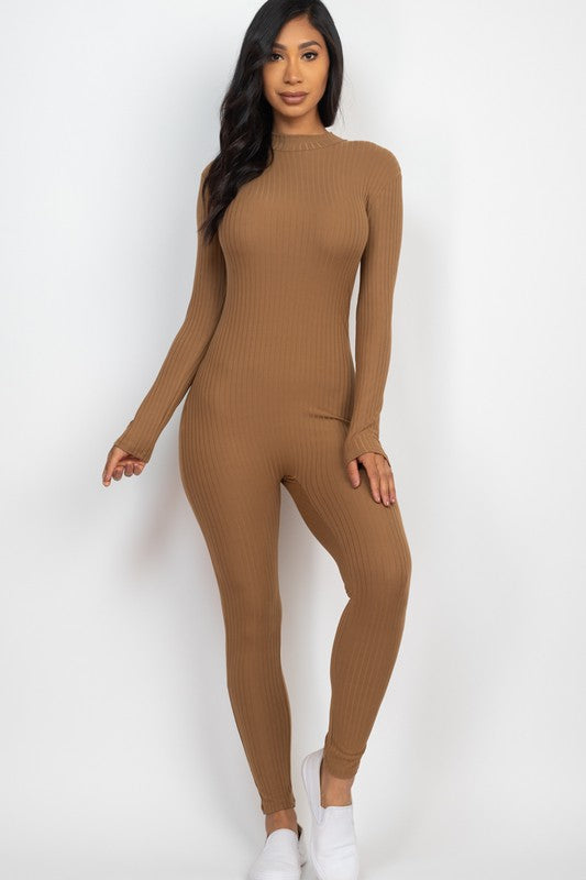 The Mock Neck Jumpsuit - Shamarr Barquet 