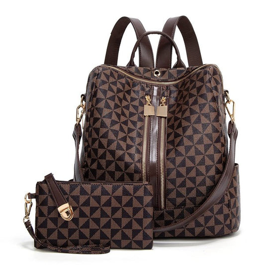 Triangle Pinwheel Convertible Backpack Bag - Shamarr Barquet 