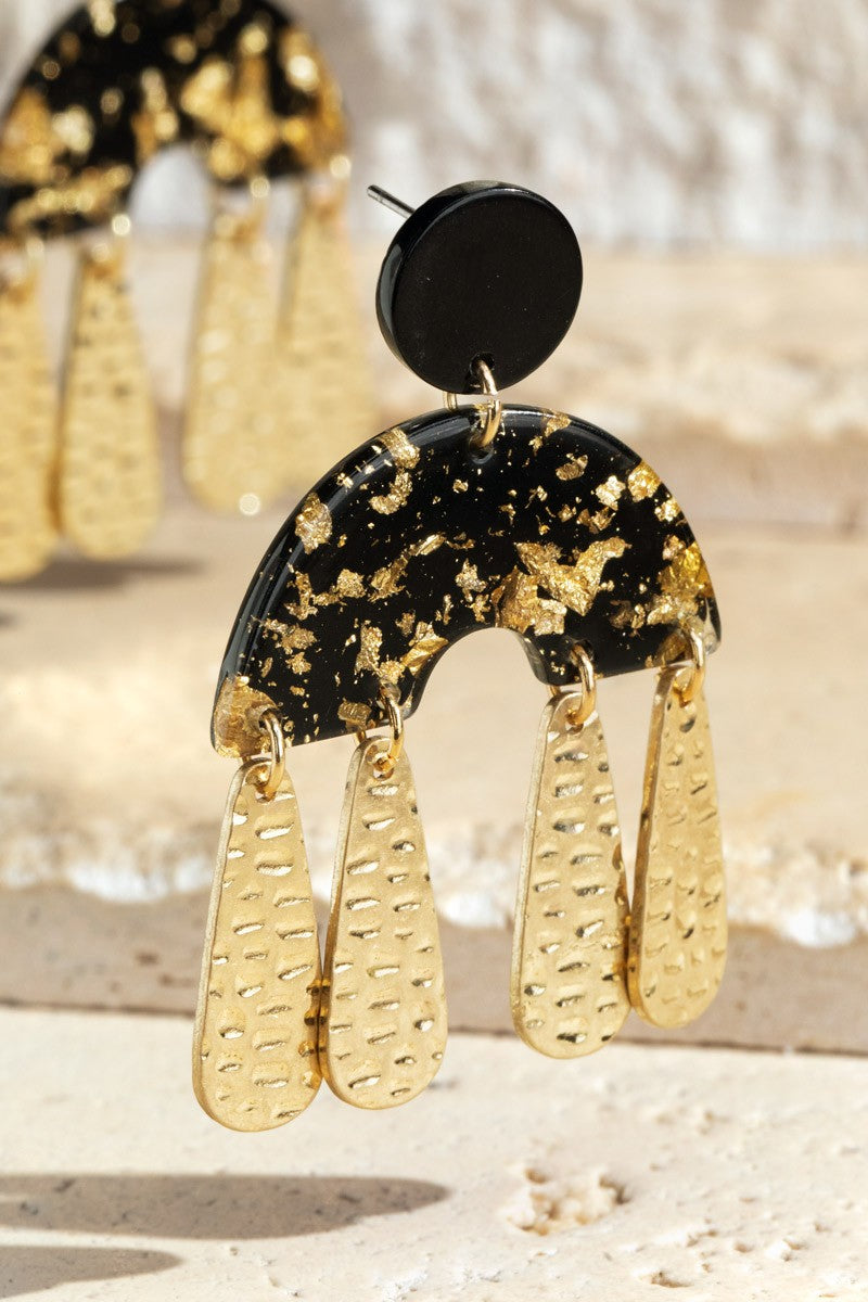 Tassle N Gold Earrings - Shamarr Barquet 
