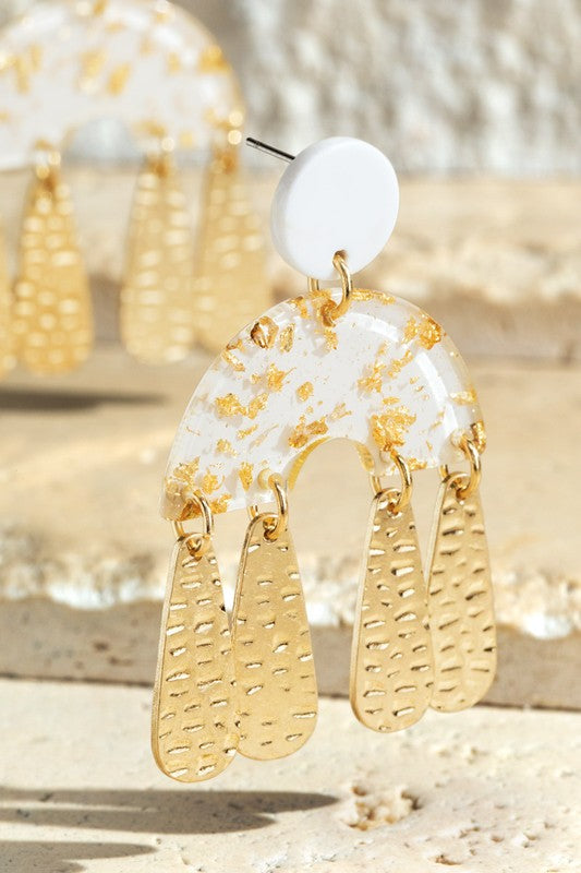 Tassle N Gold Earrings - Shamarr Barquet 