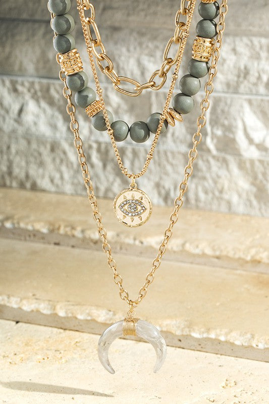 Multi-layered Necklace - Shamarr Barquet 