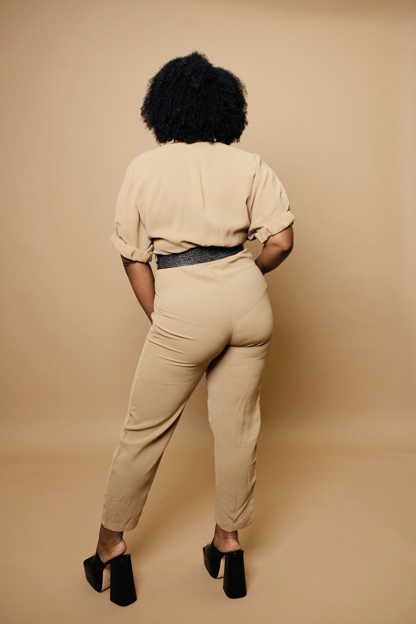 V-neck Jumpsuit
