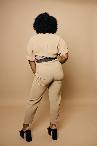 V-neck Jumpsuit