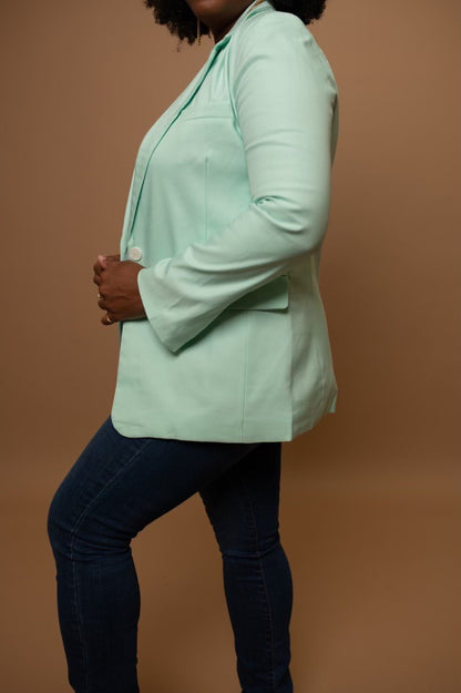 Mint Green Blazer