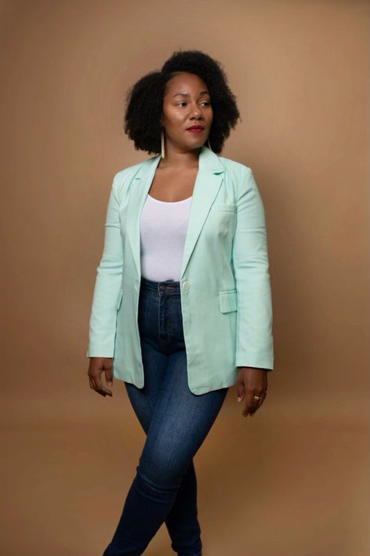 Mint Green Blazer