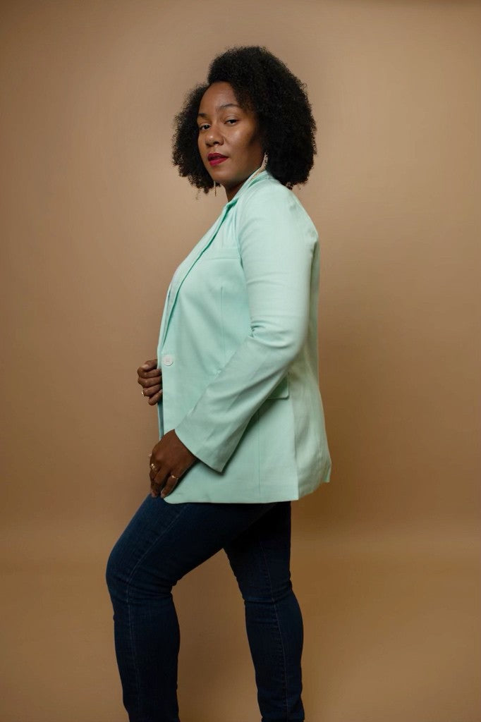 Mint Green Blazer