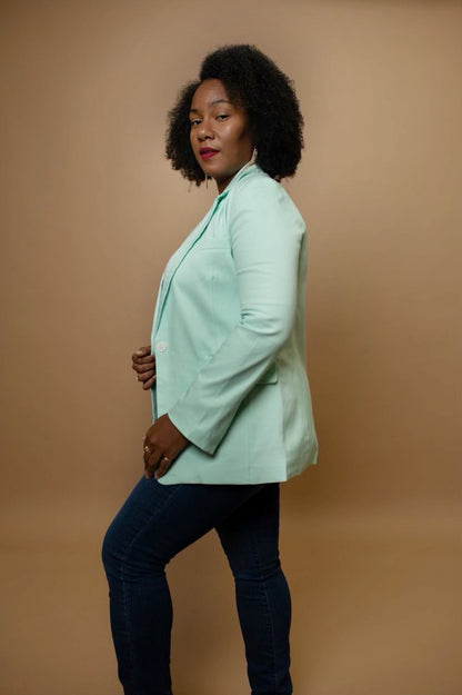 Mint Green Blazer
