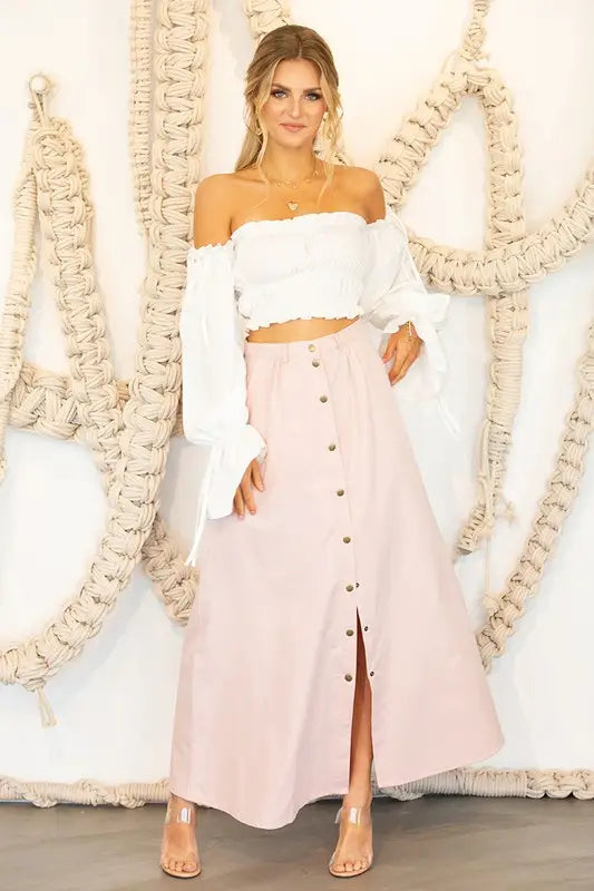 Button Down Skirt