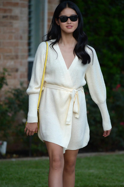 Cardigan to Sweater Dress