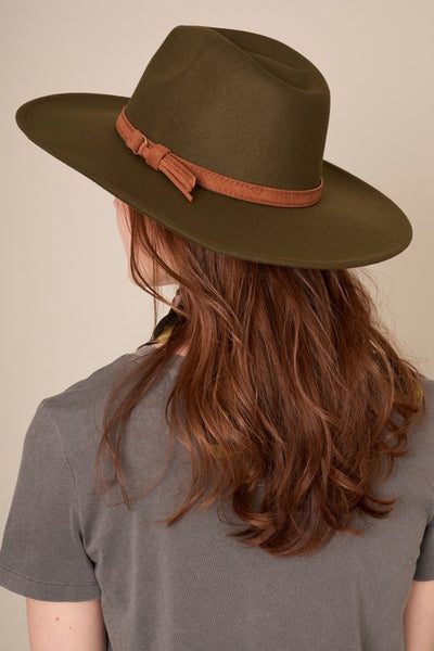 Big Brim Hat - Olive - Shamarr Barquet 
