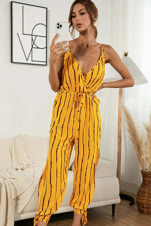 Striped Jumpsuit