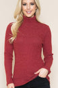 Turtleneck Top - Red - Shamarr Barquet 