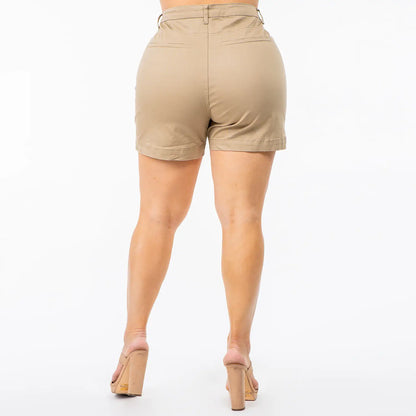 Twill Shorts - Plus