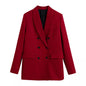 Deep Red Blazer