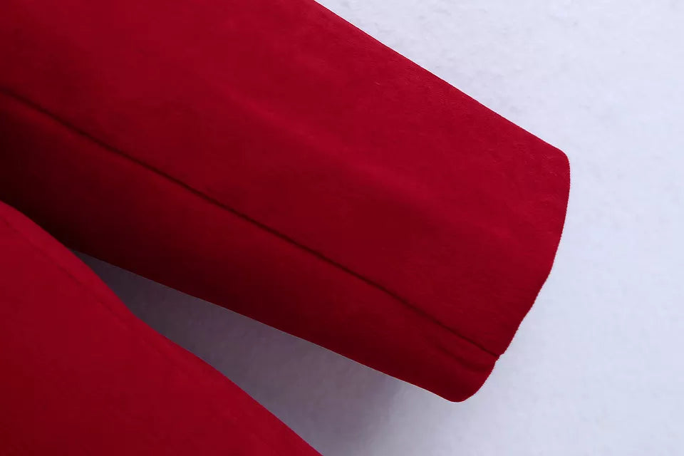 Deep Red Blazer