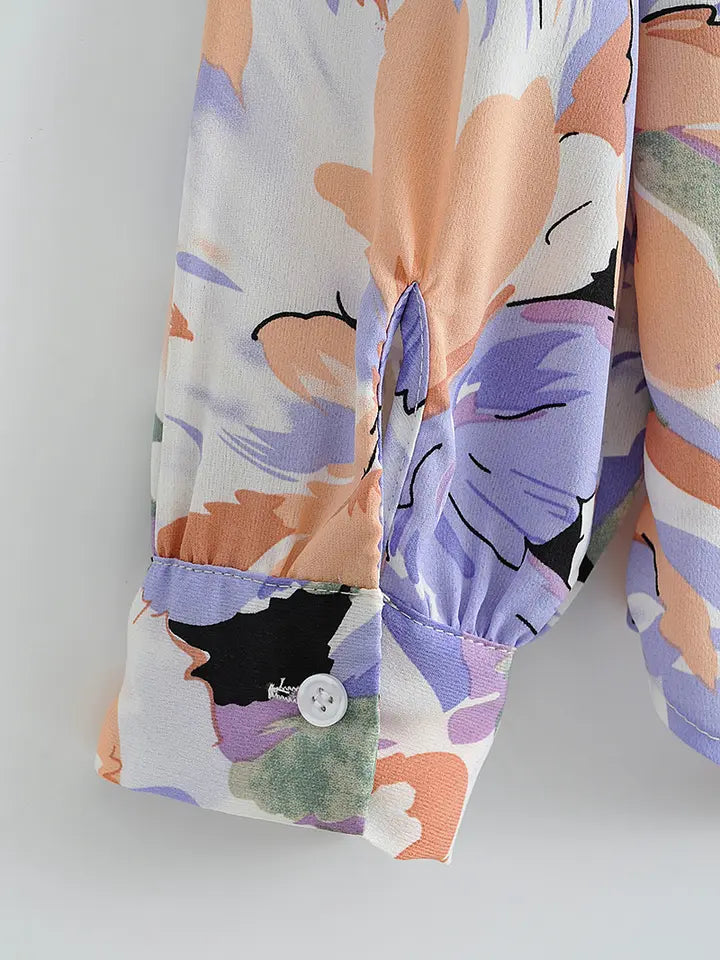 Floral Print Blouse