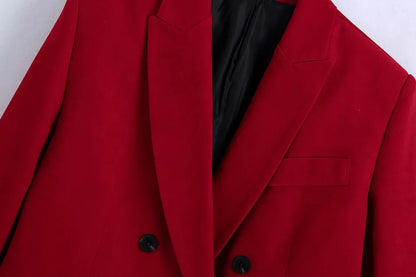 Deep Red Blazer