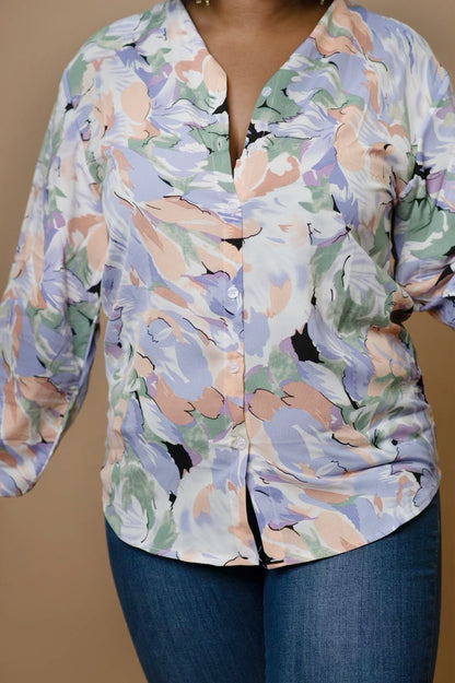 Floral Print Blouse