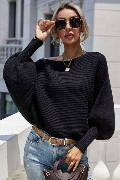 Balloon Sleeve Sweater