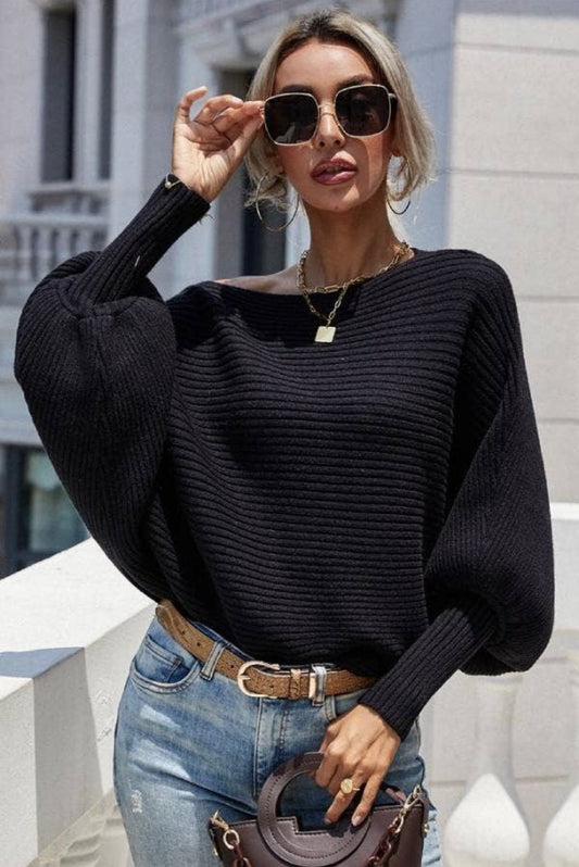 Balloon Sleeve Sweater