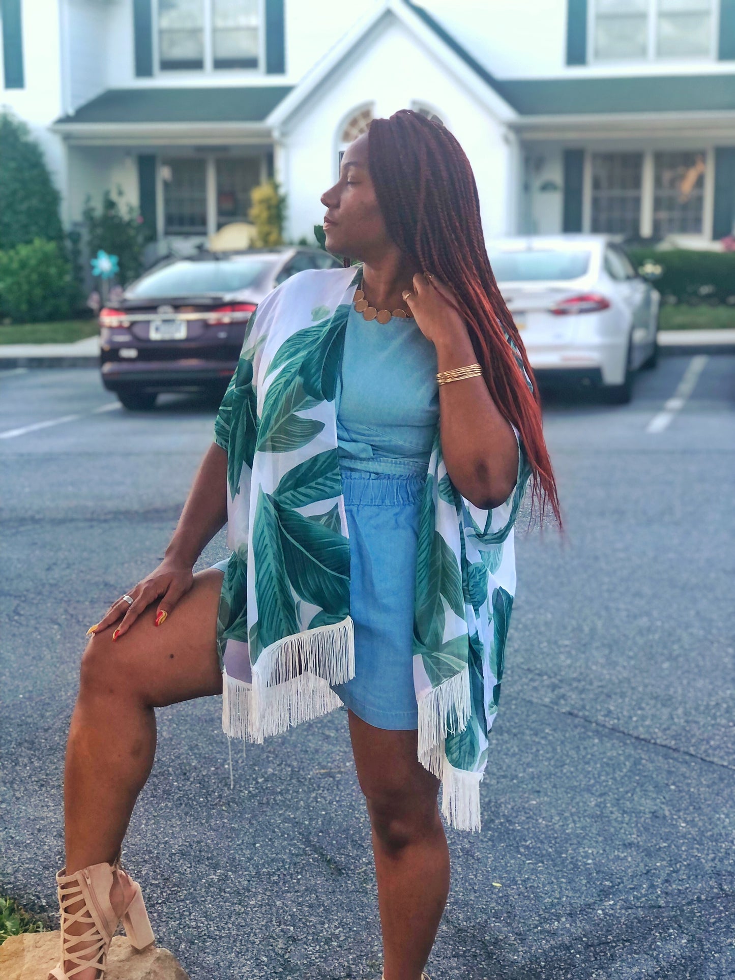 Sheer Kimono - Shamarr Barquet 