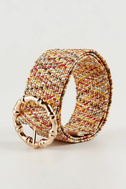 Multi-colored stretch Belt