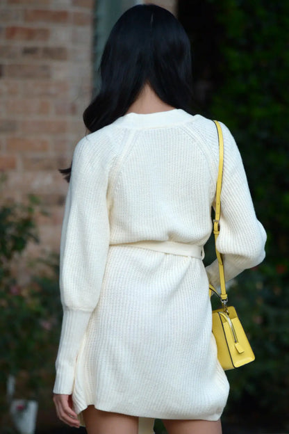 Cardigan to Sweater Dress
