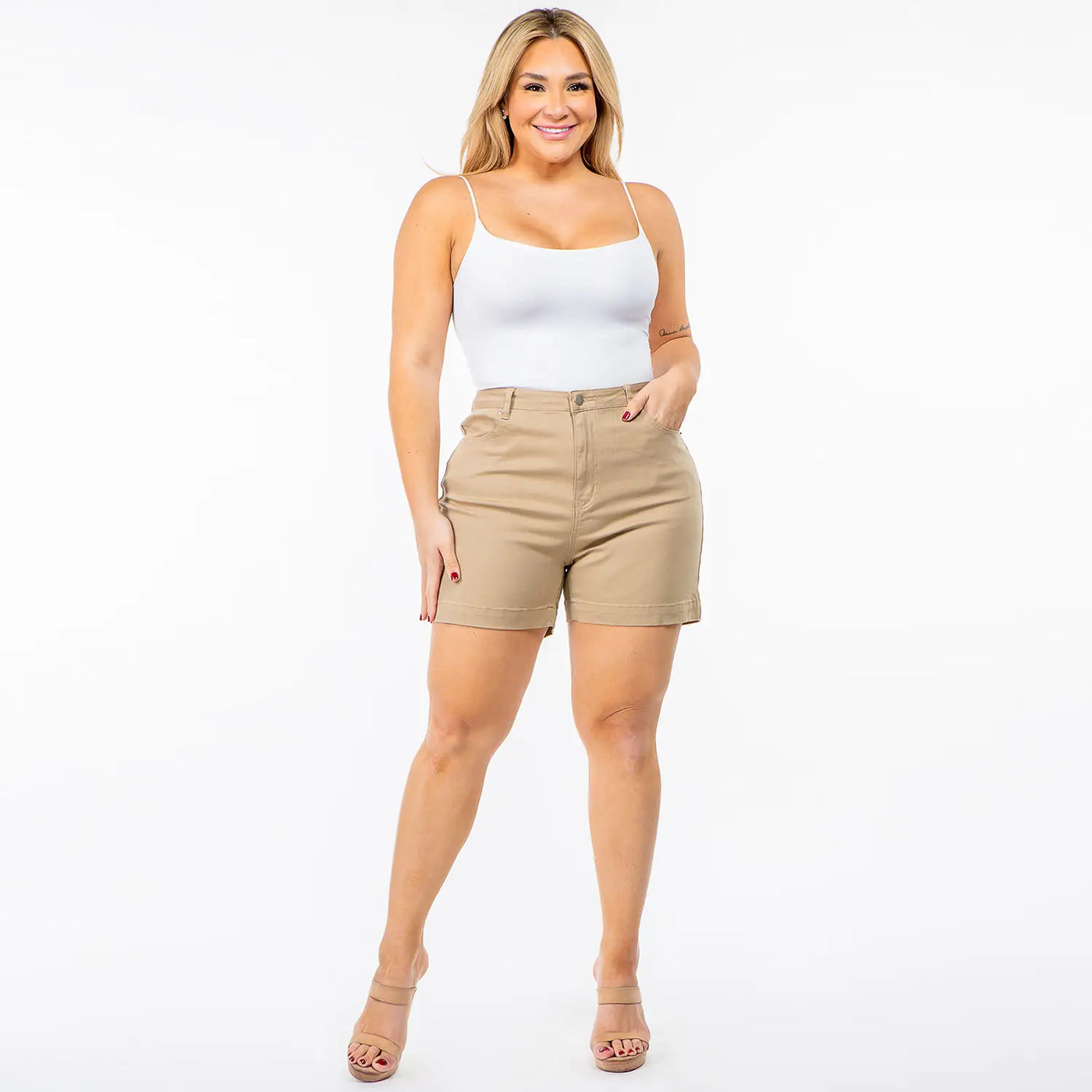 Twill Shorts - Plus