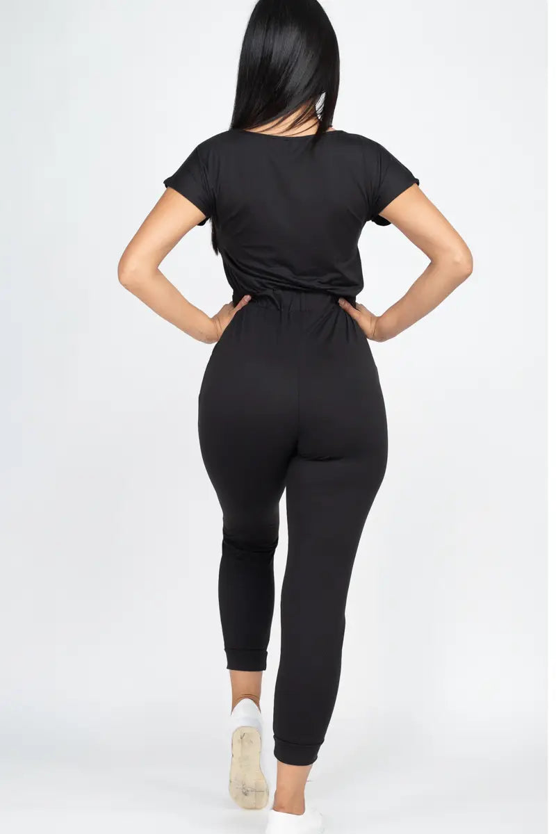 Off-the-Shoulder Jumpsuit