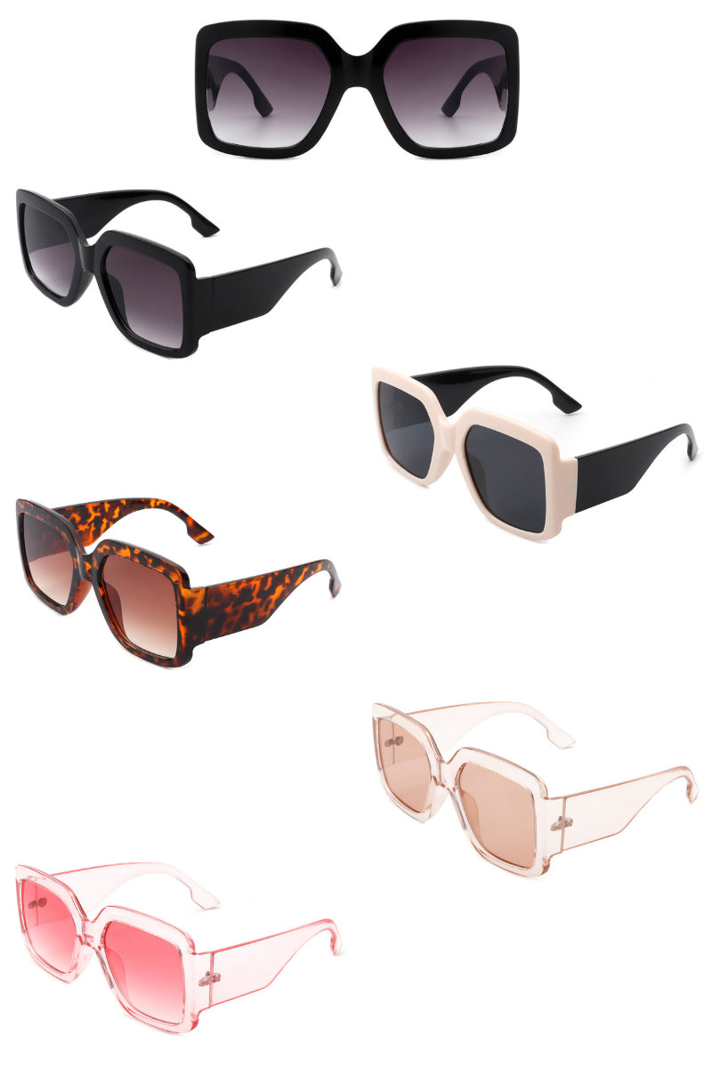 Oversize Flat Thick Frames