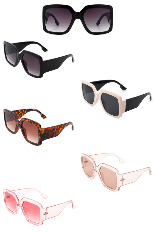 Oversize Flat Thick Frames