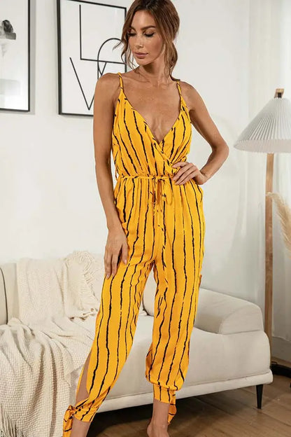 Striped Jumpsuit