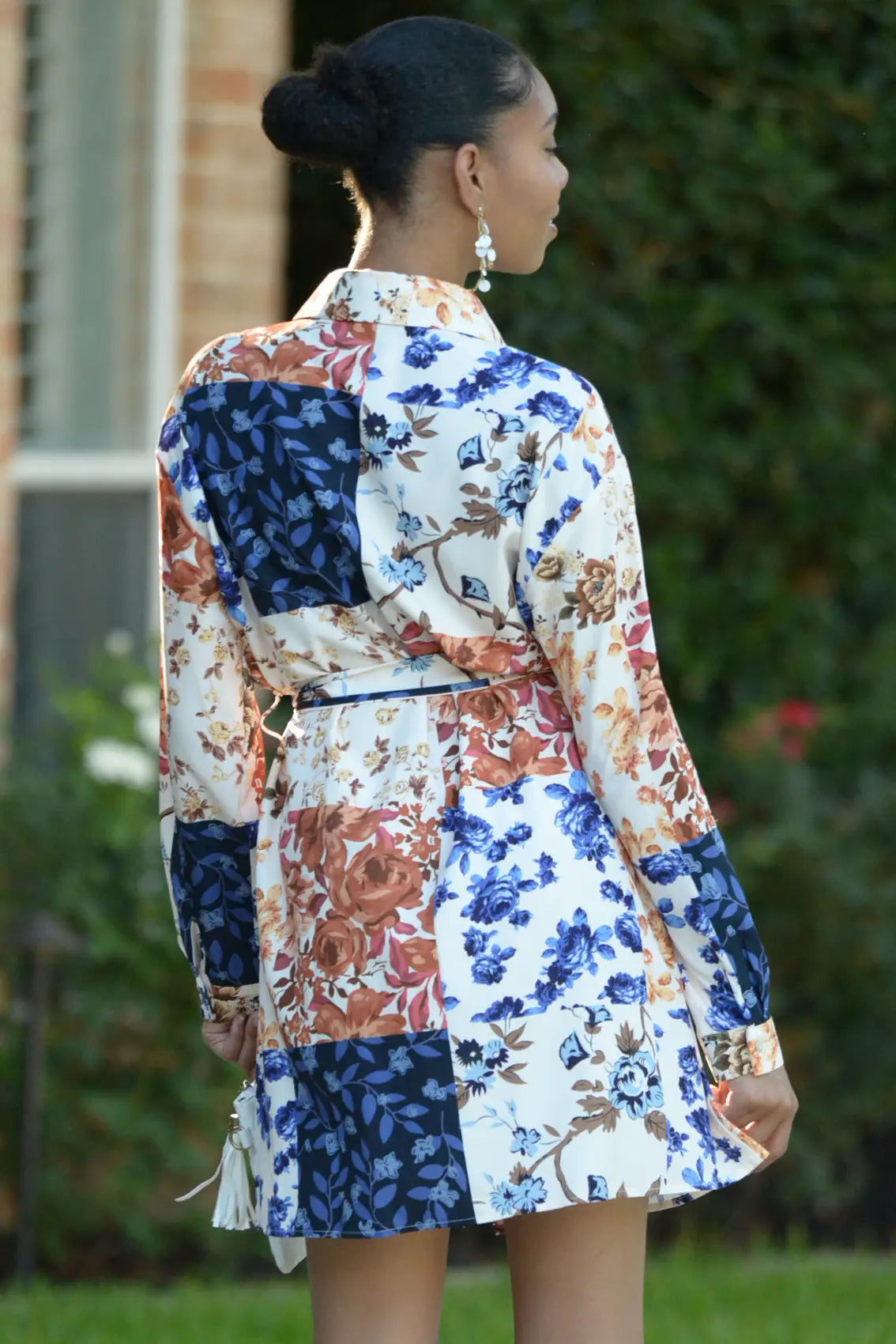 Sassy Floral Mini Dress