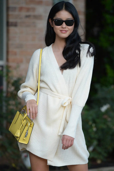 Cardigan to Sweater Dress