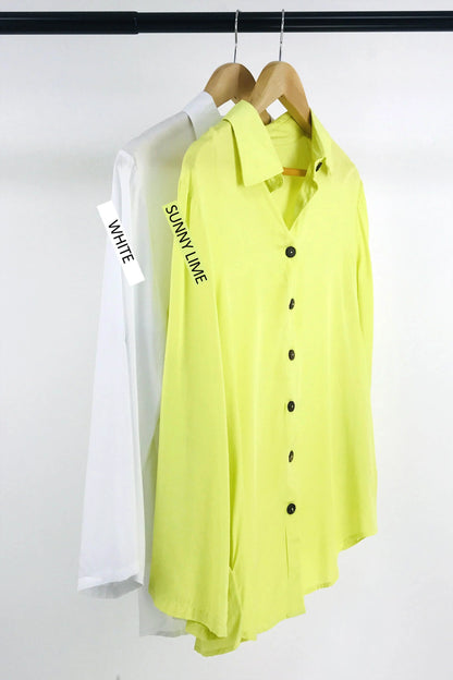 Loose Button-Up Blouse