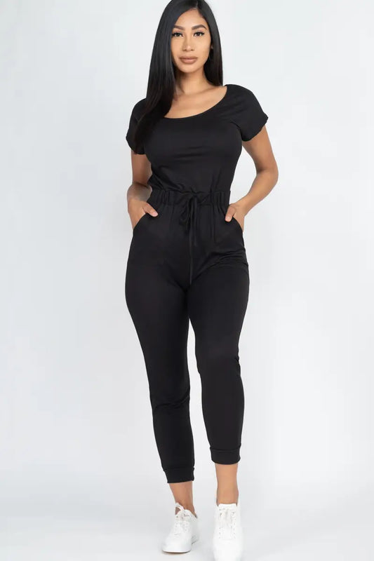 Off-the-Shoulder Jumpsuit