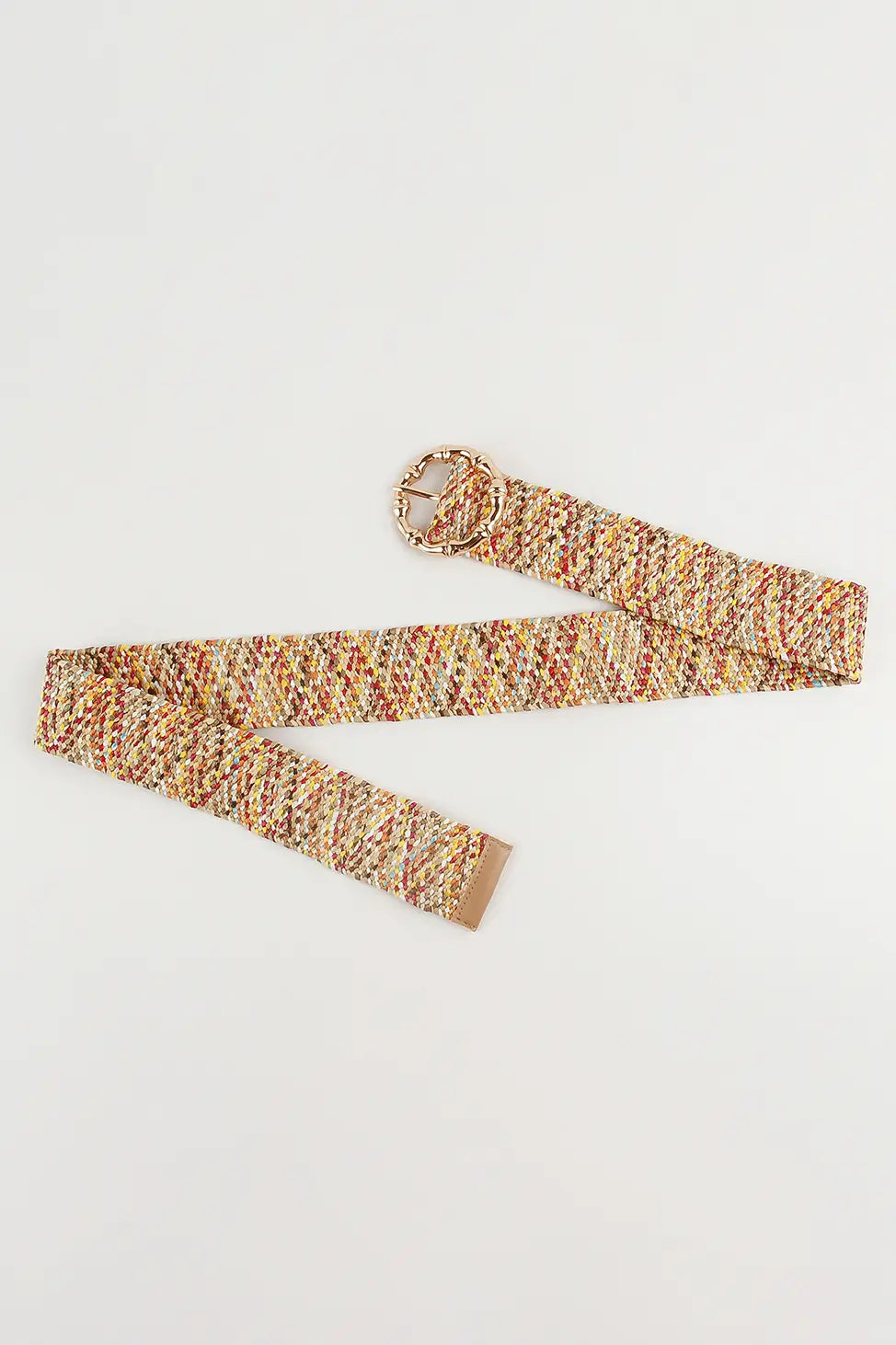 Multi-colored stretch Belt